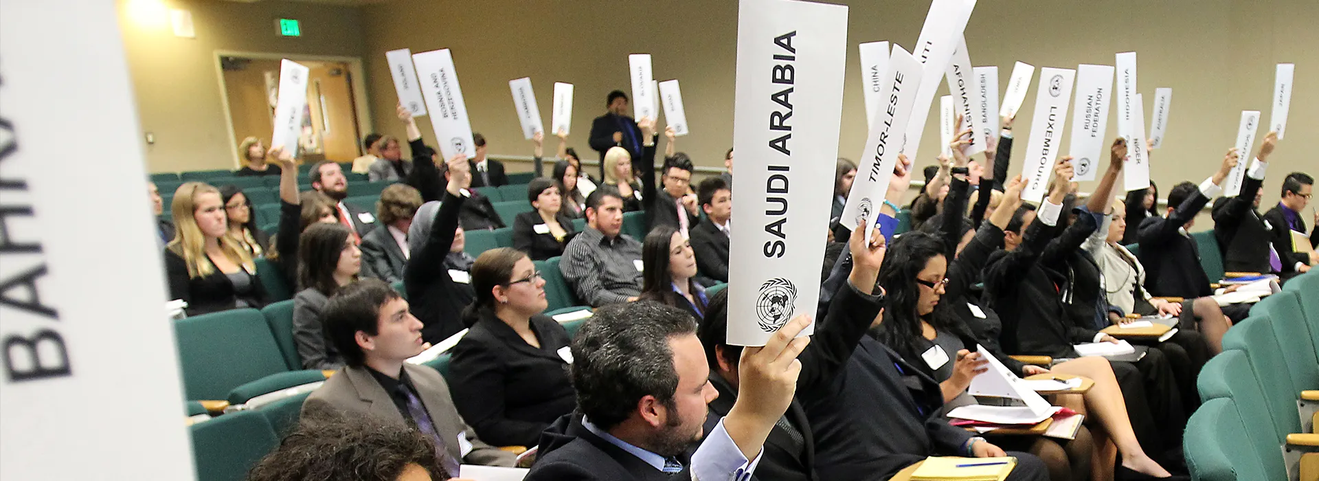 Model UN Meeting